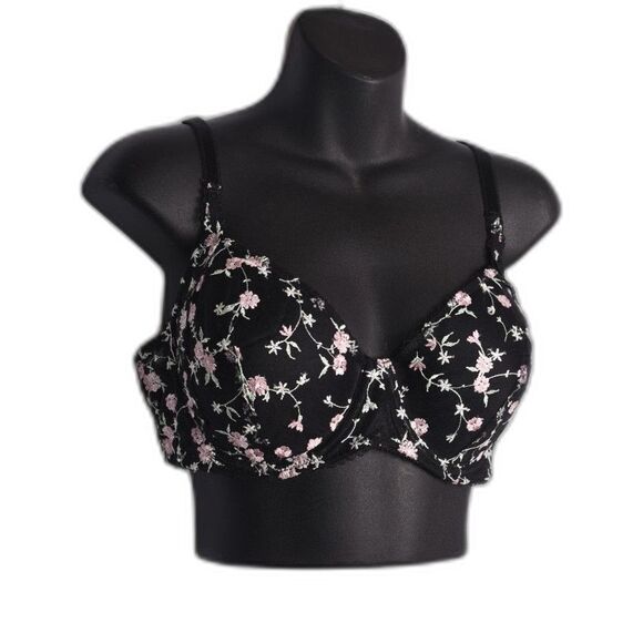 Adore by Adore Me Floral Embroidered Bra 36D Romantic Coquette - Picture 1 of 7